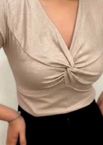 Twist Front Long Sleeve Top