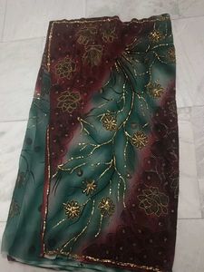 Beautiful Heavy Saree With Blouse 😍