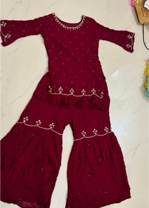 embroidered beautiful dress( 2 piece )