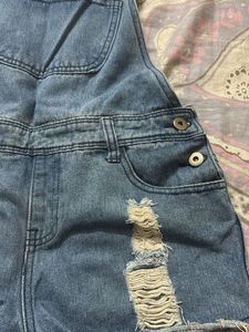 Denim dungarees ( jumpsuit or romper)