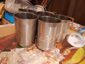 Stainless Steel Glasses (Set of 5)