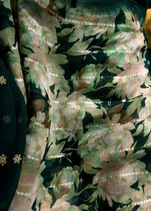 green saree