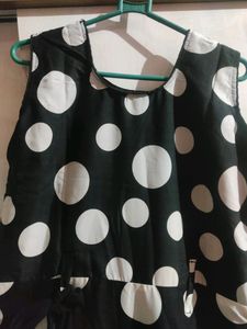 Fashionable Polca Dot Long Gown For Women....
