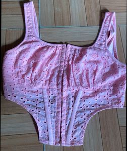 Pink 🩷 Corset Top From URBANIC