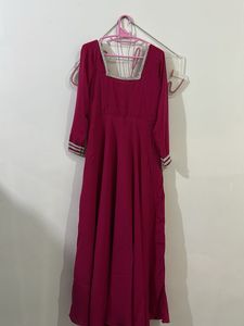 Elegant Ethnic Pink Anarkali