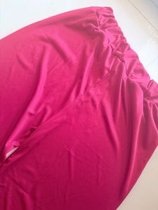 Magenta Wide Leg Palazzo Pants