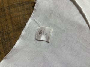 White Button-Up Top