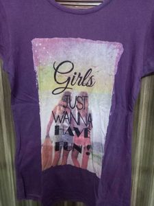 Purple Graphic Tee