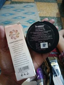 Compact powder and Contour stick