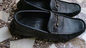 Black Leather Loafer Shoes 😍🖤🖤