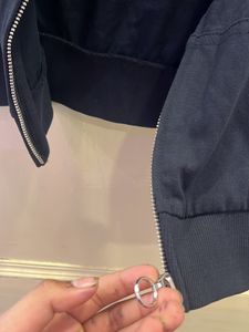Girls Half Crop Black Jacket (Korean Style)