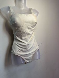 White Sleeveless Bodysuit
