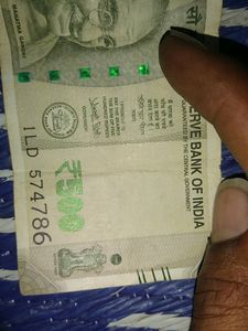 500 Note With Fancy 786 Number