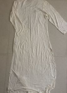 Embroidered White Kurta