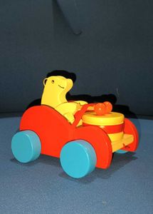 Wooden Bear Car Toy