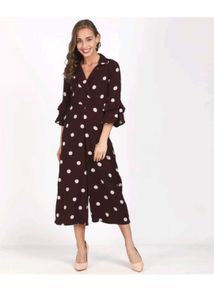 Code By Lifestyle , Polka Print Women Jumpsuit