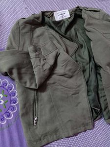 Branded Cross Chained Jacket