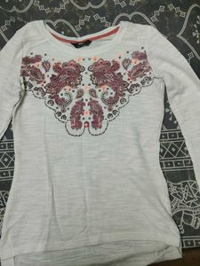 Embroidered Top - Stylish and Comfy