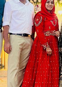 New Red Bridal Gown