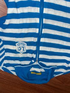 Rare Y2K It Girl Fitted Zip Up Semi Wooden Top