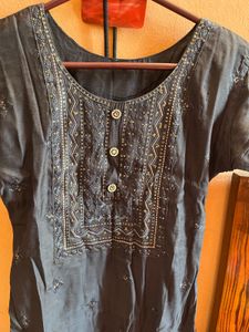 Elegant Embroidered Kurta