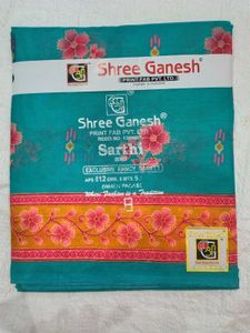 Shree Ganesh Printed Saree