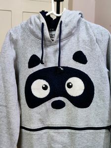 💥BUY1GET1💥 women&#39;s cute grey hoodie panda handloomed