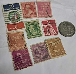 1950s VINTAGE U.S.A Stamps