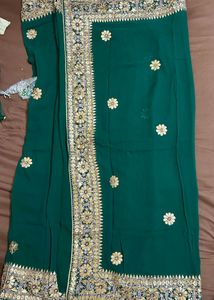 Heavy Gota Work Saree