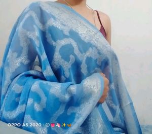Preeti Blue Saree