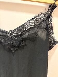 Black Lace Trim Cami