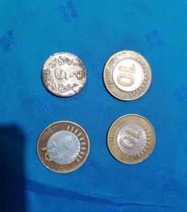 Fake Coin Indian 5/- 1 Ps And 10/- Rs 3 Piece