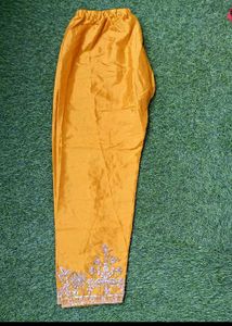 Mustard Embroidered Suit