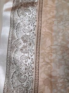 Elegant Beige Saree