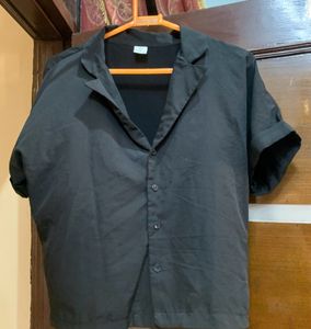 Black Oversized Shirt
