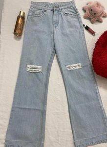 Ripped Light Wash Jeans
