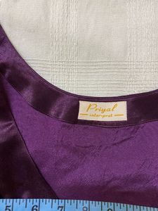 Highly Branded Padded Satin Dress Kurta Pant