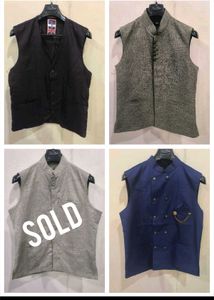 Set of 3 men's waistcoats for formal events