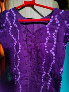 Bandani Print Kurta💜
