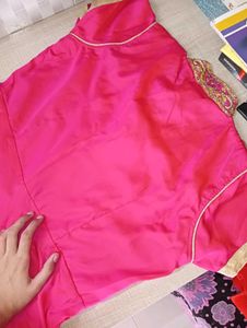 Pink Embellished Indian Dress