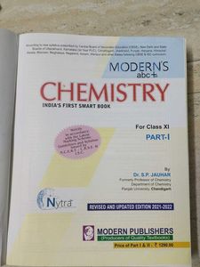 Modern&#39;s abc+ Chemistry Class XI Part-I