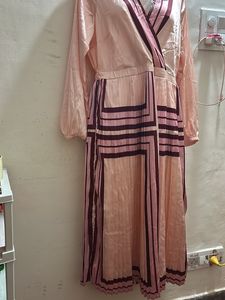 Flared Silk Dress