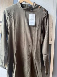 Zara Olive Green Dress