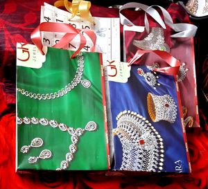 🛍️ Crepe Jewelry Calendar Paper Bags: Exquisite Packaging for Your Precious Gems🛍️