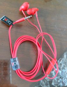 Boat Wired Earphones - Red