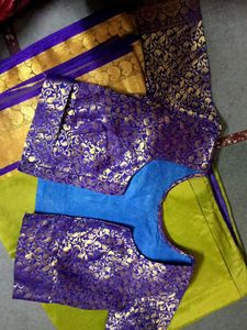 Silk Saree with Golden Border