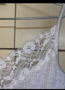 Ribbed Lace Top