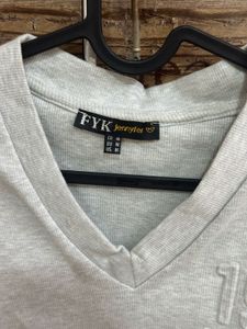 Grey Casual Top