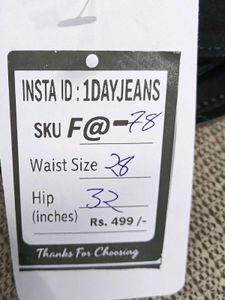 F@78 Size-28 Straight Jeans