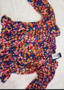 New With Tag Floral Top For Women